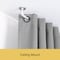 Kenney Mfg Kenney Adler 5/8" Indoor/Outdoor Rust-Resistant Wrap Around Curtain Rod, 28-48", Brushed Nickel KN90020 - alternate 5